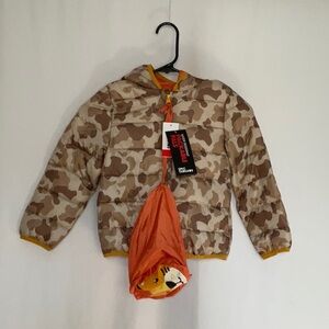 Epic Threads Jacket Puffer Coat Toddler Boys‎ Camo Brown Size 4